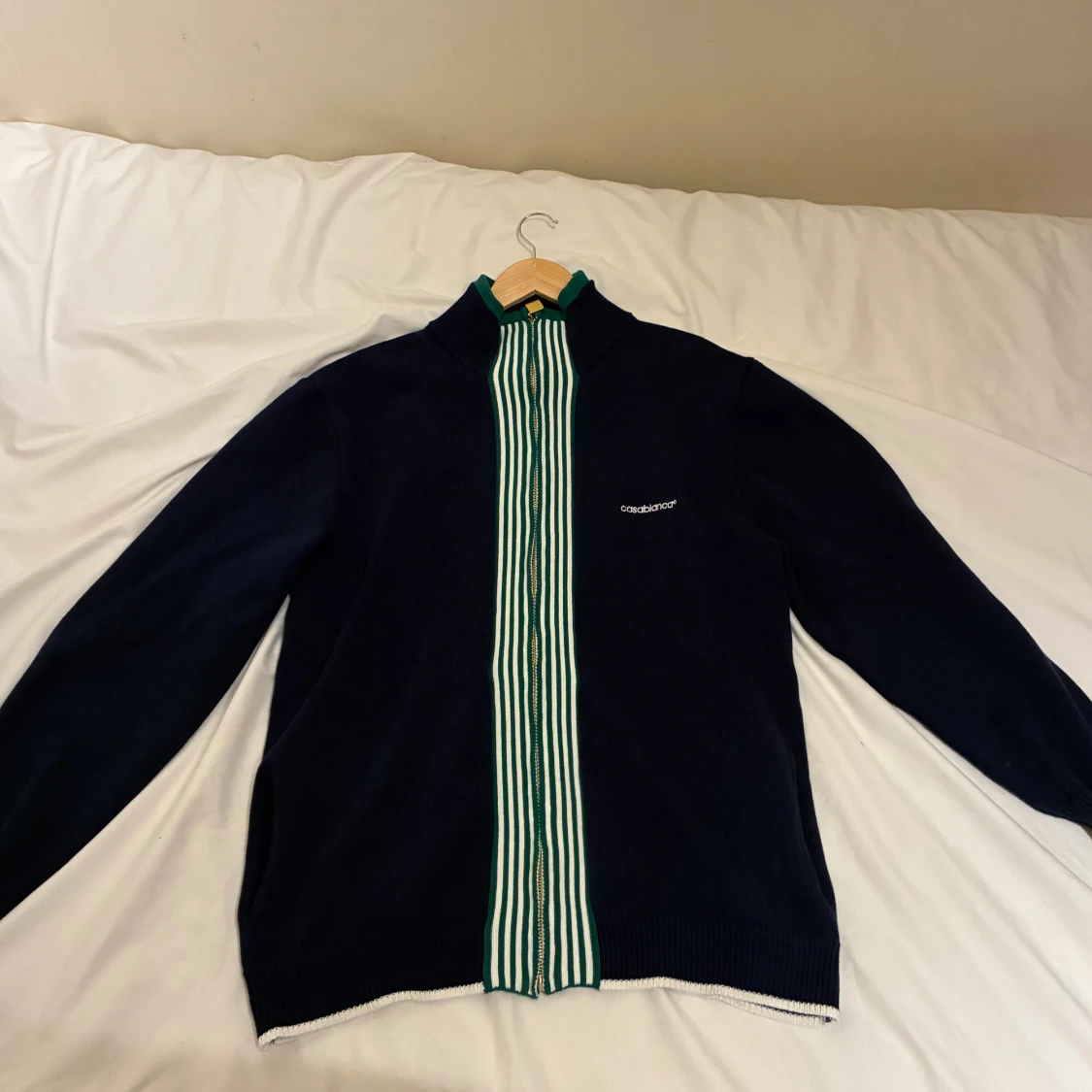 Casablanca knitted tennis sweatshirt - 1