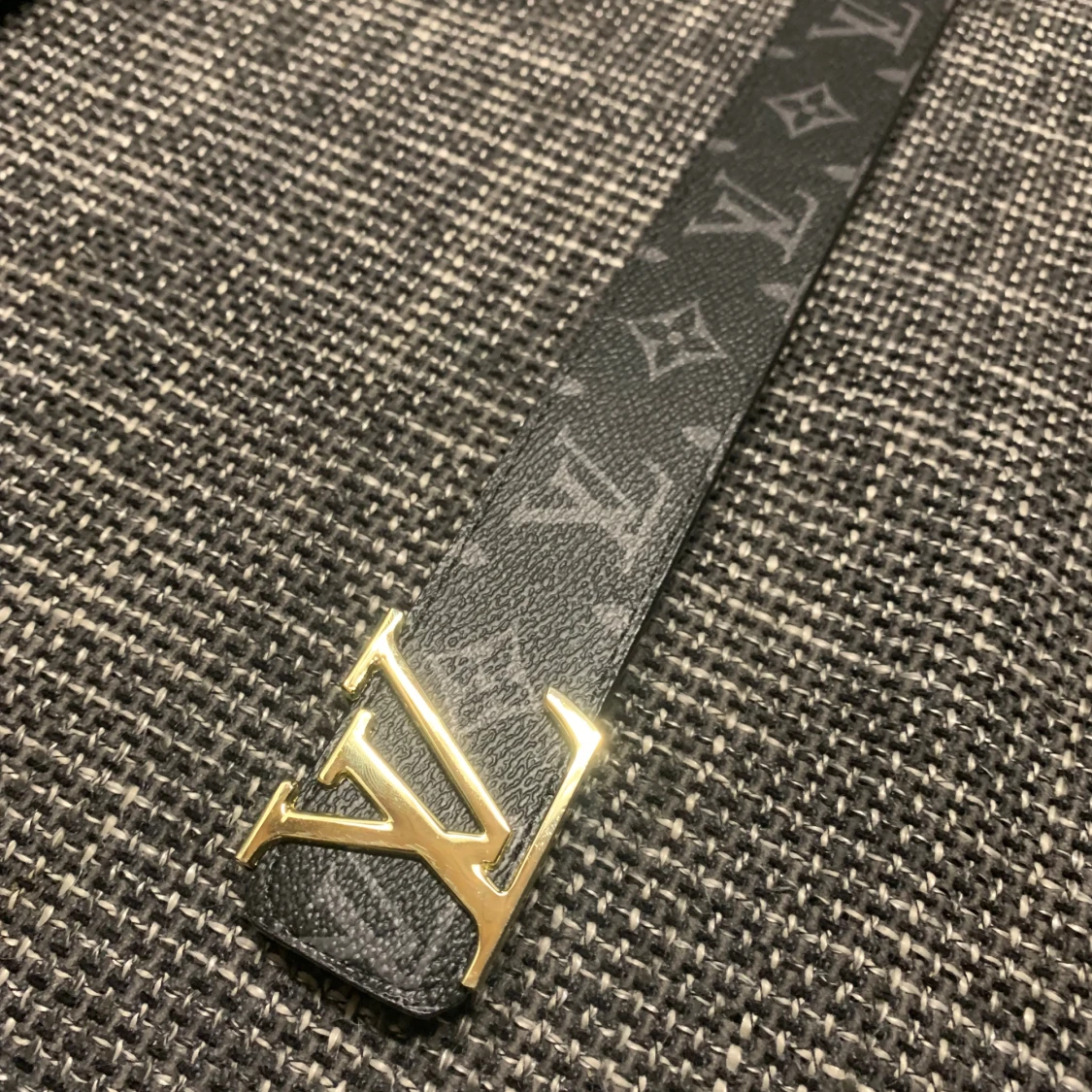 Louis Vuitton svart monogram skärp - 3