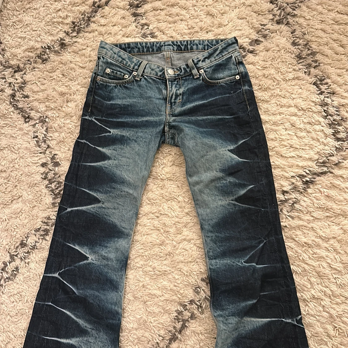 Weekday Nova Low Slim Bootcut Jeans