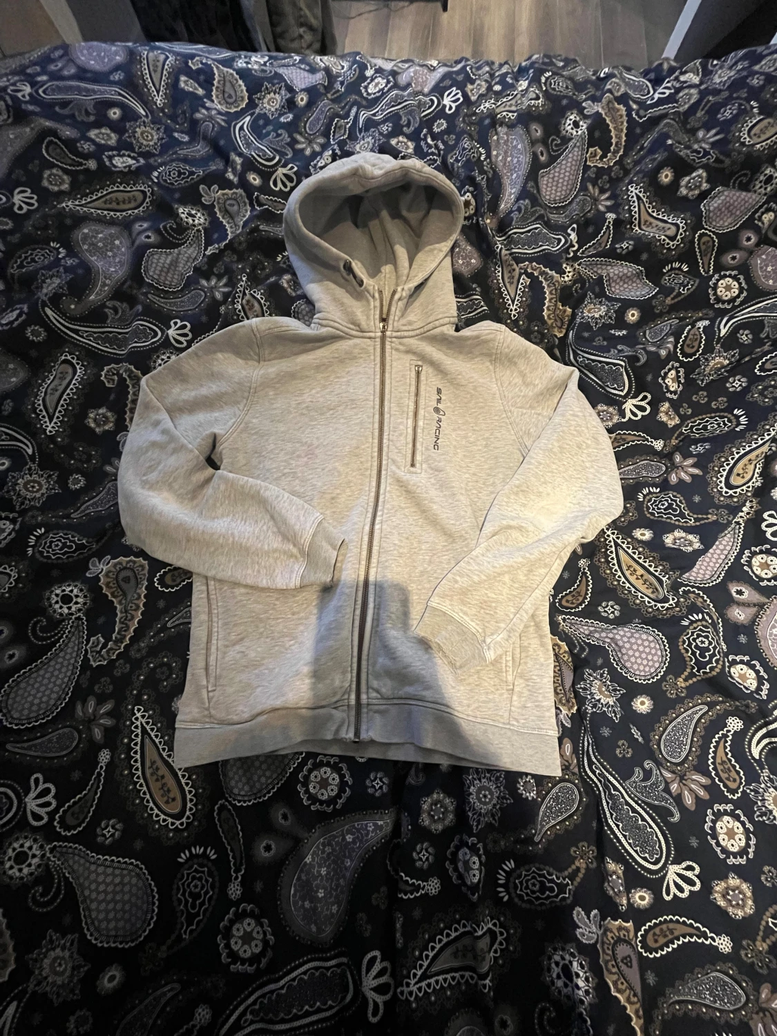 Grå sail racing zip up