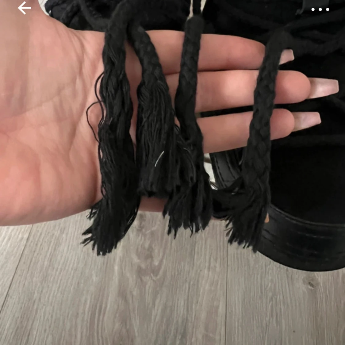 Svarta Inuikii boots med snörning - 3