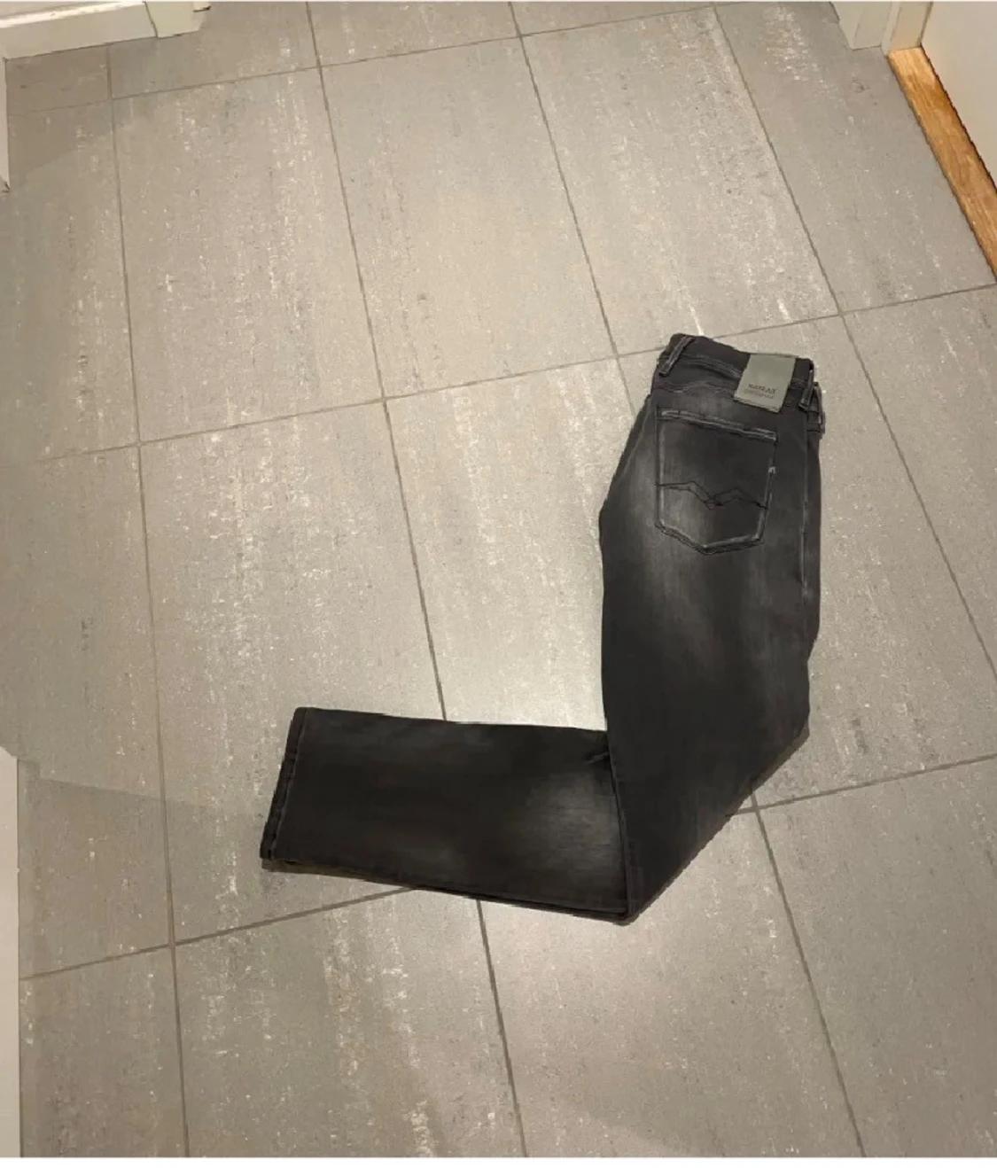 Replay Anbass grå jeans hyperflex - 2