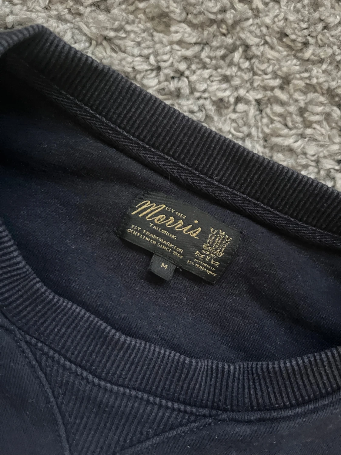 Mörkblå sweatshirt från Morris - 2