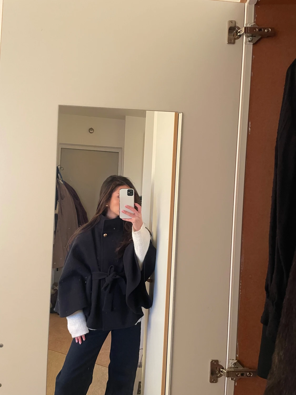 Mörkblå poncho - 2