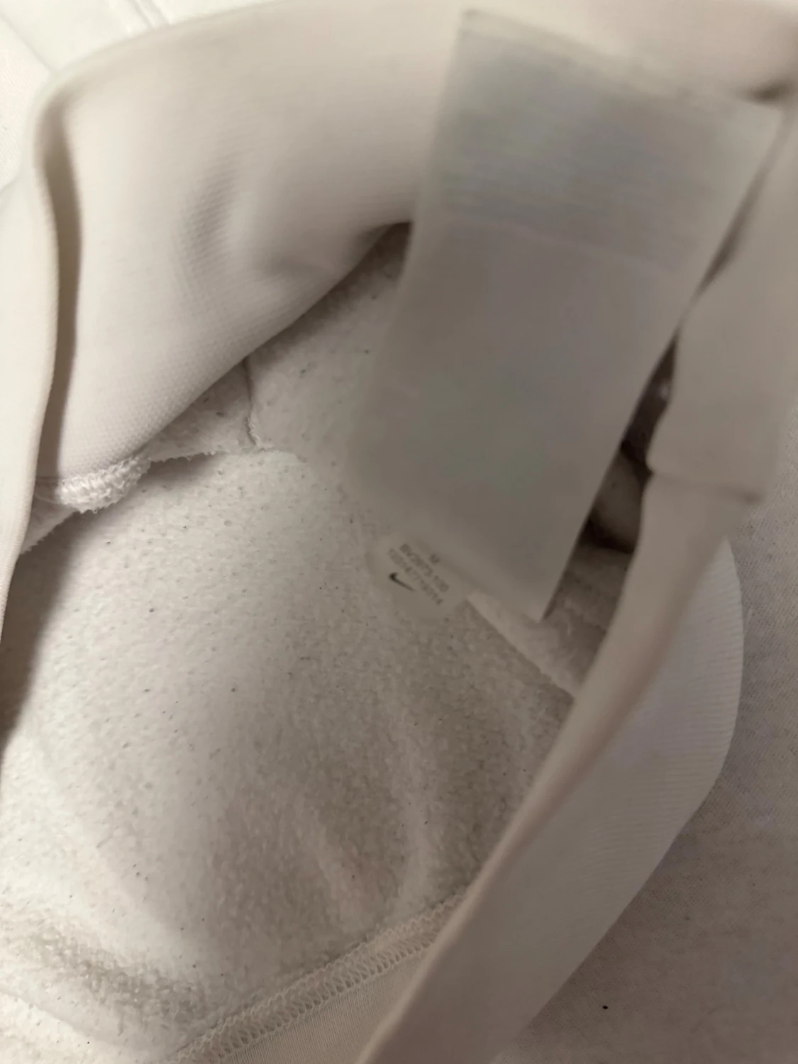 Vit hoodie från Nike med logga - 1