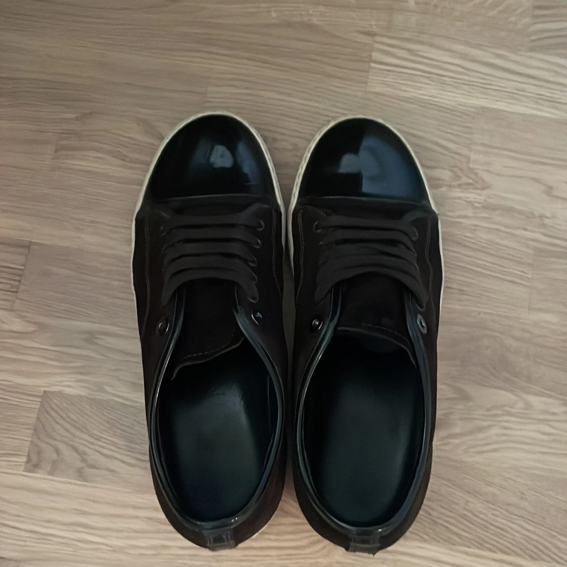 Mörkbruna Lanvin cap toe - 2