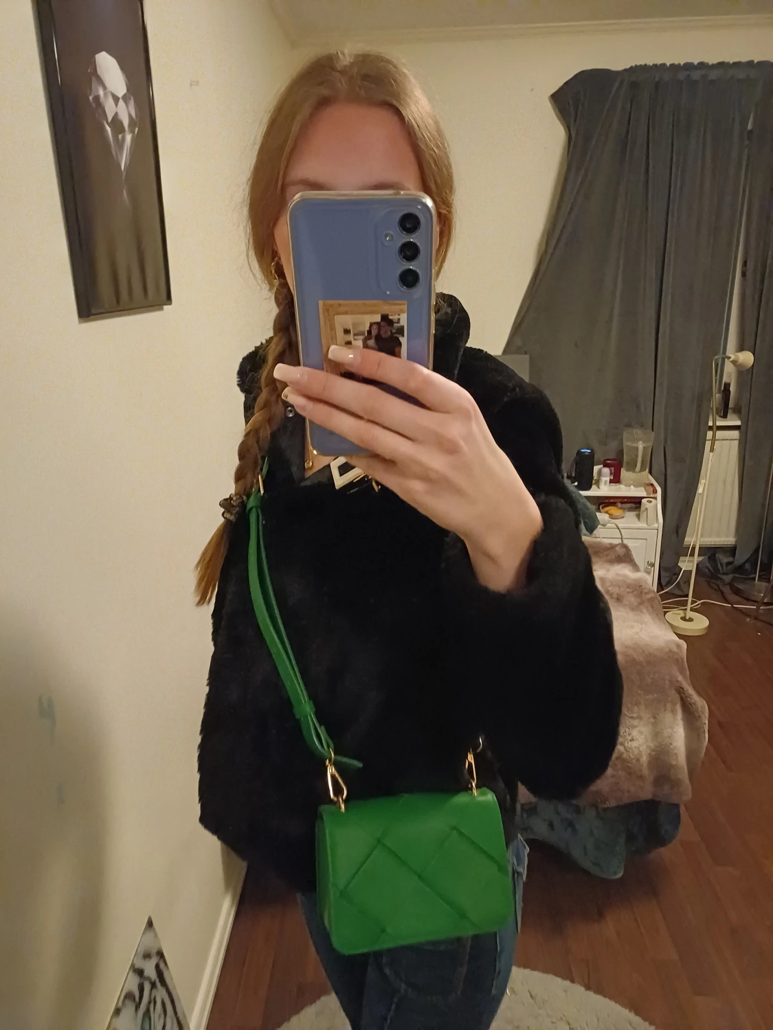 Grön axelväska  - 1