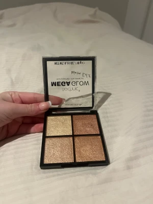 Highlighter palett  -  highlighterpalett med fyra nyanser , endast testad två gånger. Säljer då den inte kommer till användning. 