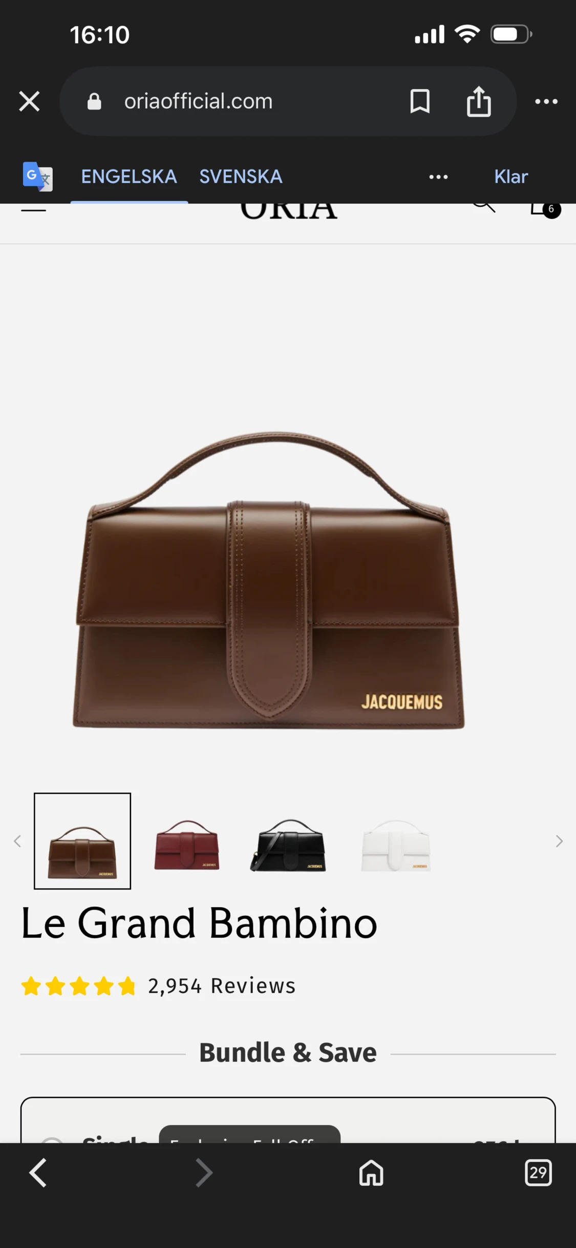 Jacquemus Le Grand Bambino väska - 1
