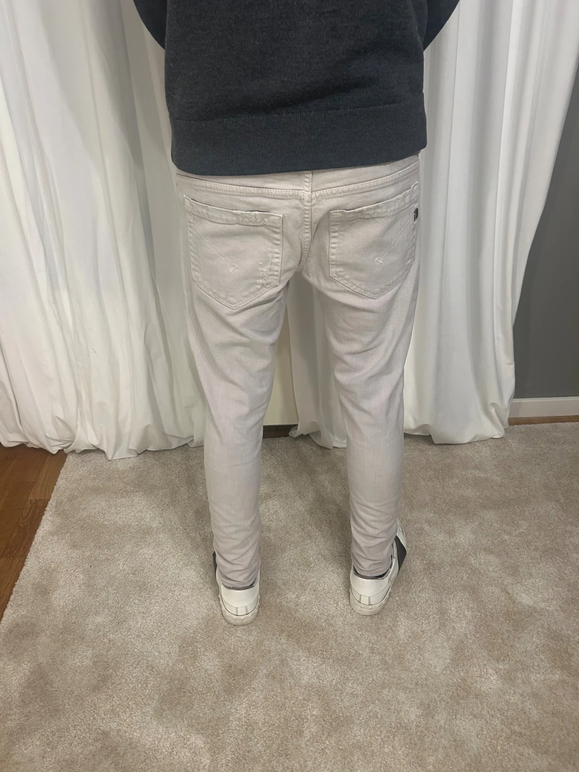 Dondup jeans grå/vit - 3