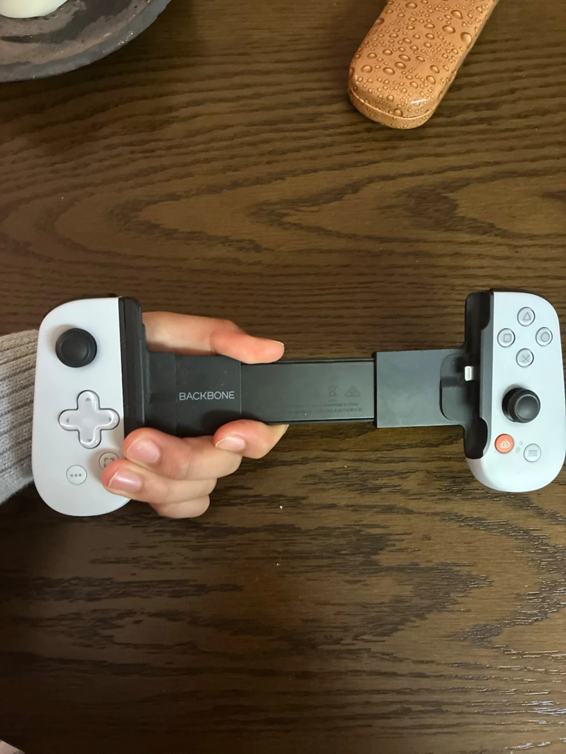 Backbone vit spelkontroll för mobil - 2