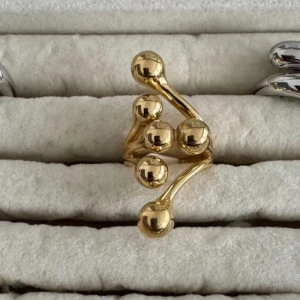 Rostfritt stål ring  - Storlek - 6