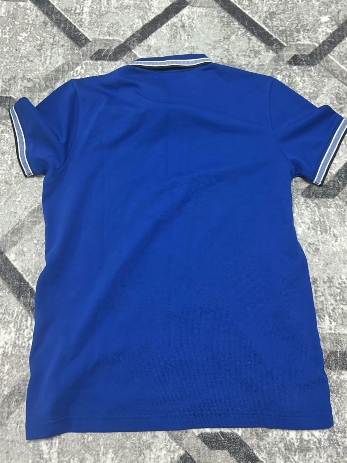 Blå pikétröja från BOSS - 1