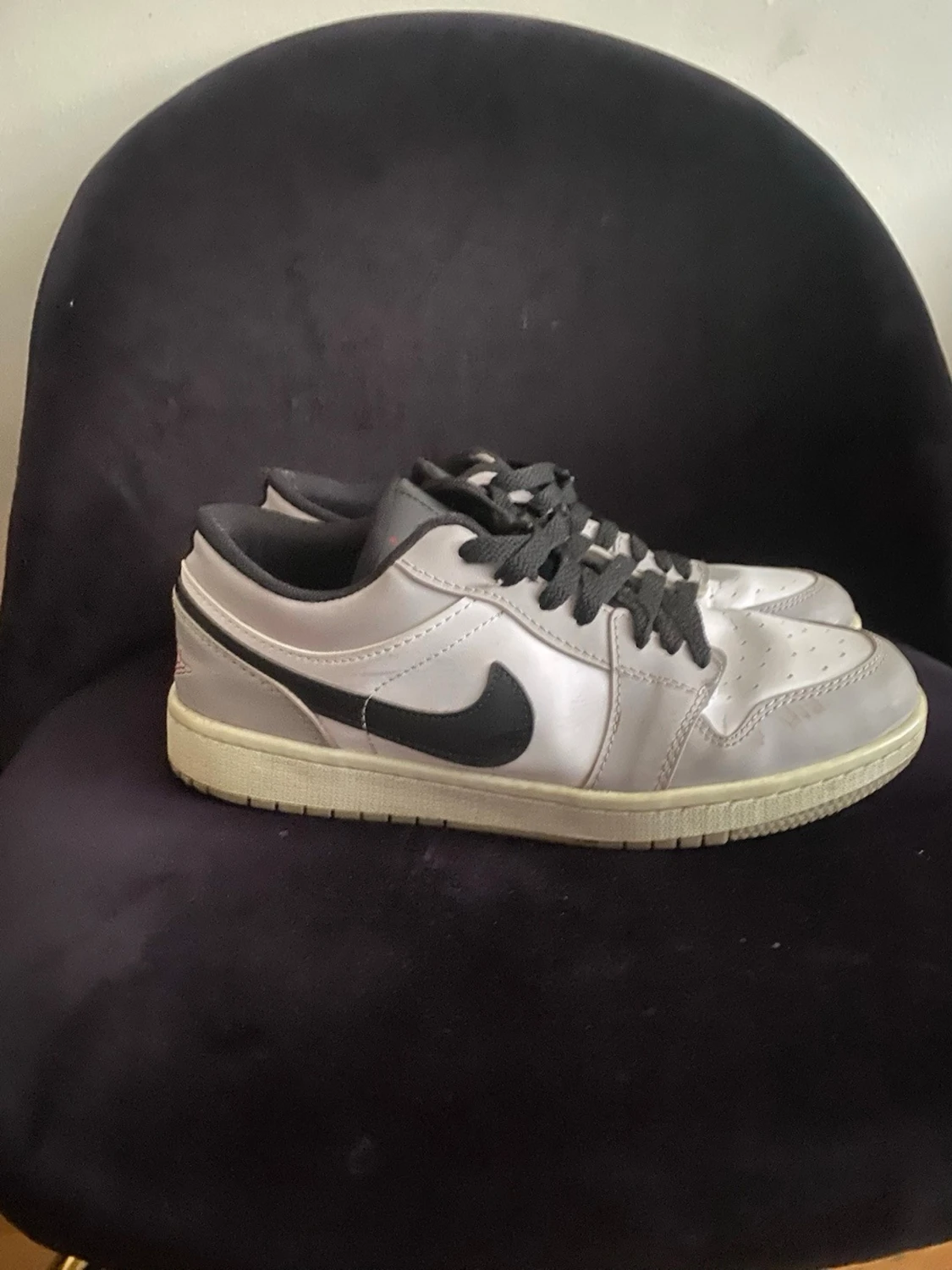 Nike Air Jordan 1 Low grå/svarta - 3