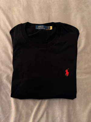 Ralph lauren T-shirt - Säljer en Ralph lauren t shirt i storlek L. Tröjan har inga tecken på användning och är i mycket bra skick. || Stolek L || men passar L/M. Priset jag tänkt är 250kr. Skriv gärna vid funderingar eller andra frågor. MVH KARL