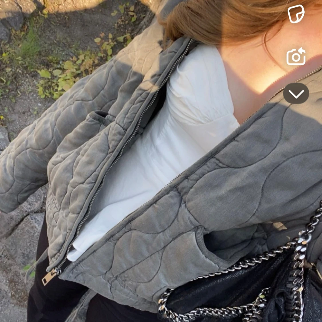 Zara quiltad jacka - 2