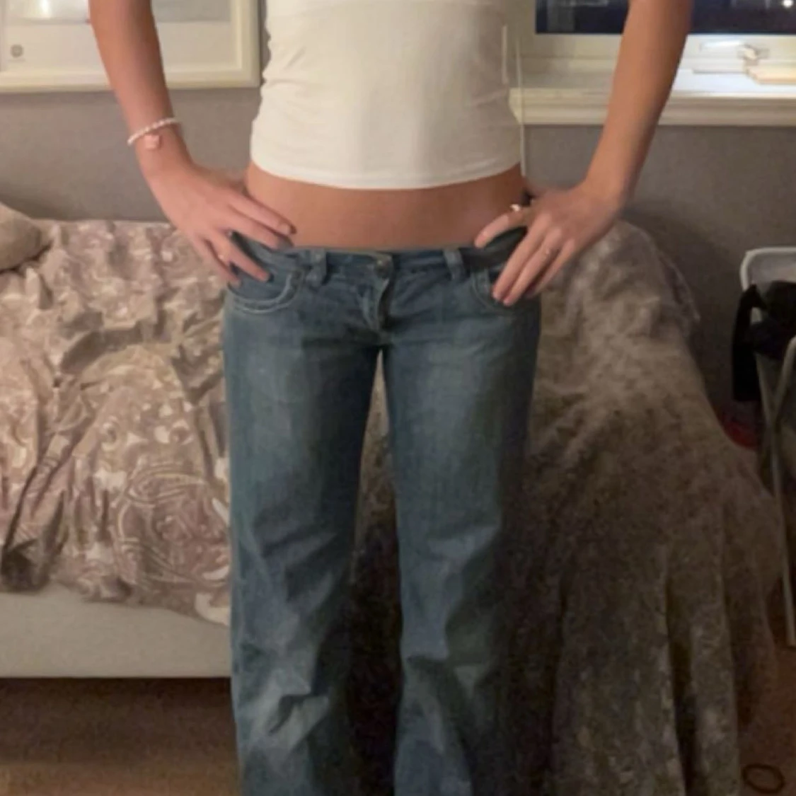 Crown Vintage Denim ljusblå jeans