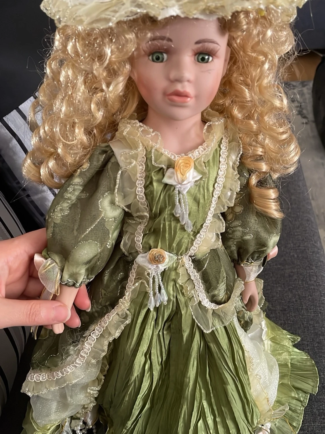 Ceramic docka antik - 2