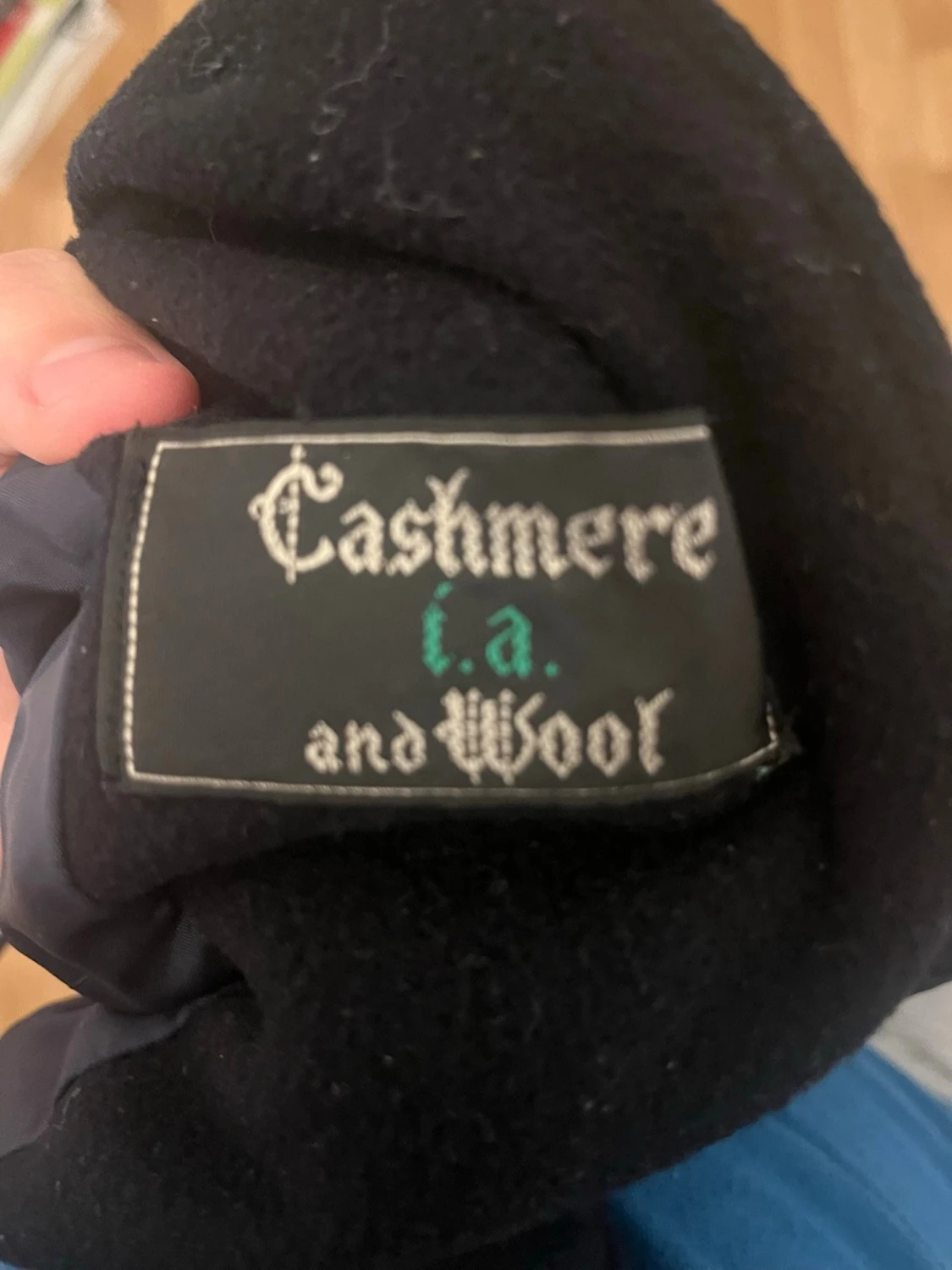 Svart kavaj i kashmir och ull - 2