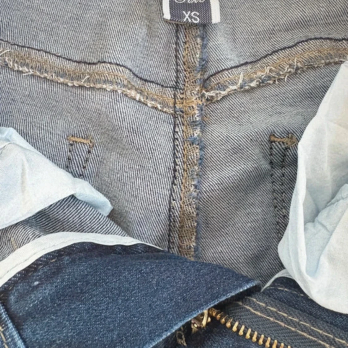 Blå bootcut jeans XS från Cubus - 3