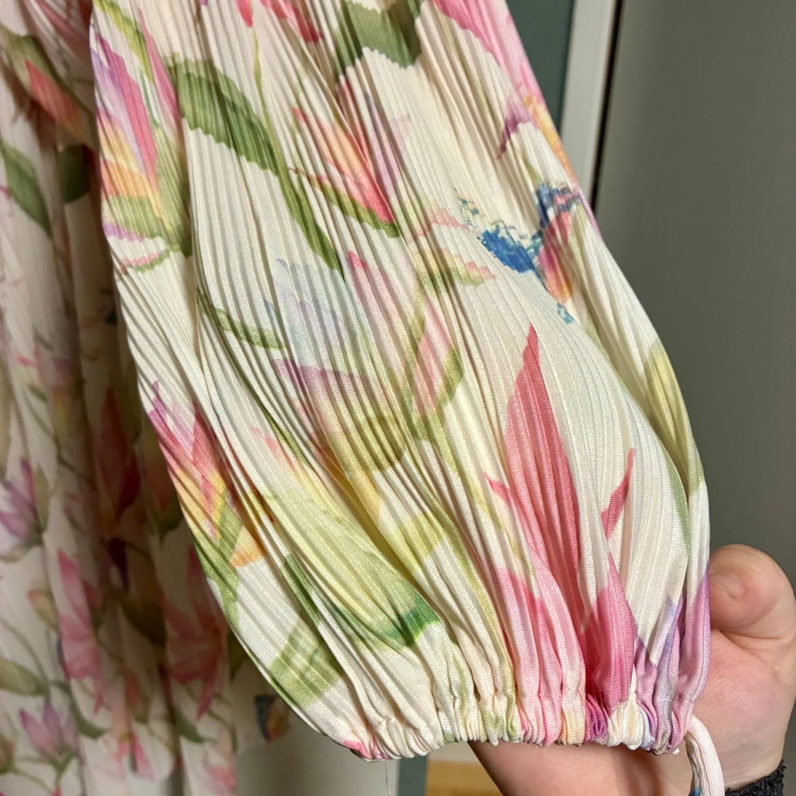 Blommig kortklänning från H&M - 2