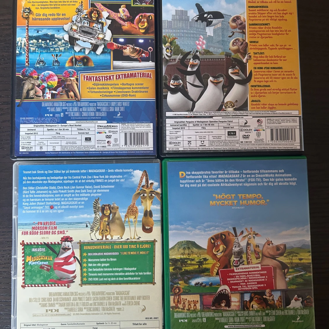 Madagaskar DVD paket - 2