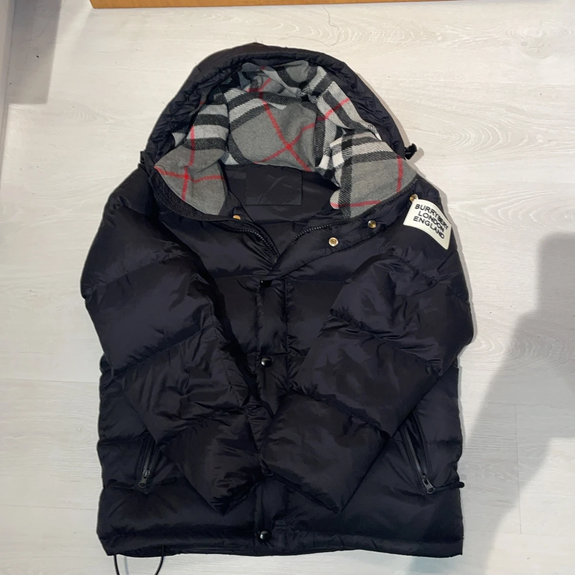 Svart pufferjacka från Burrybery