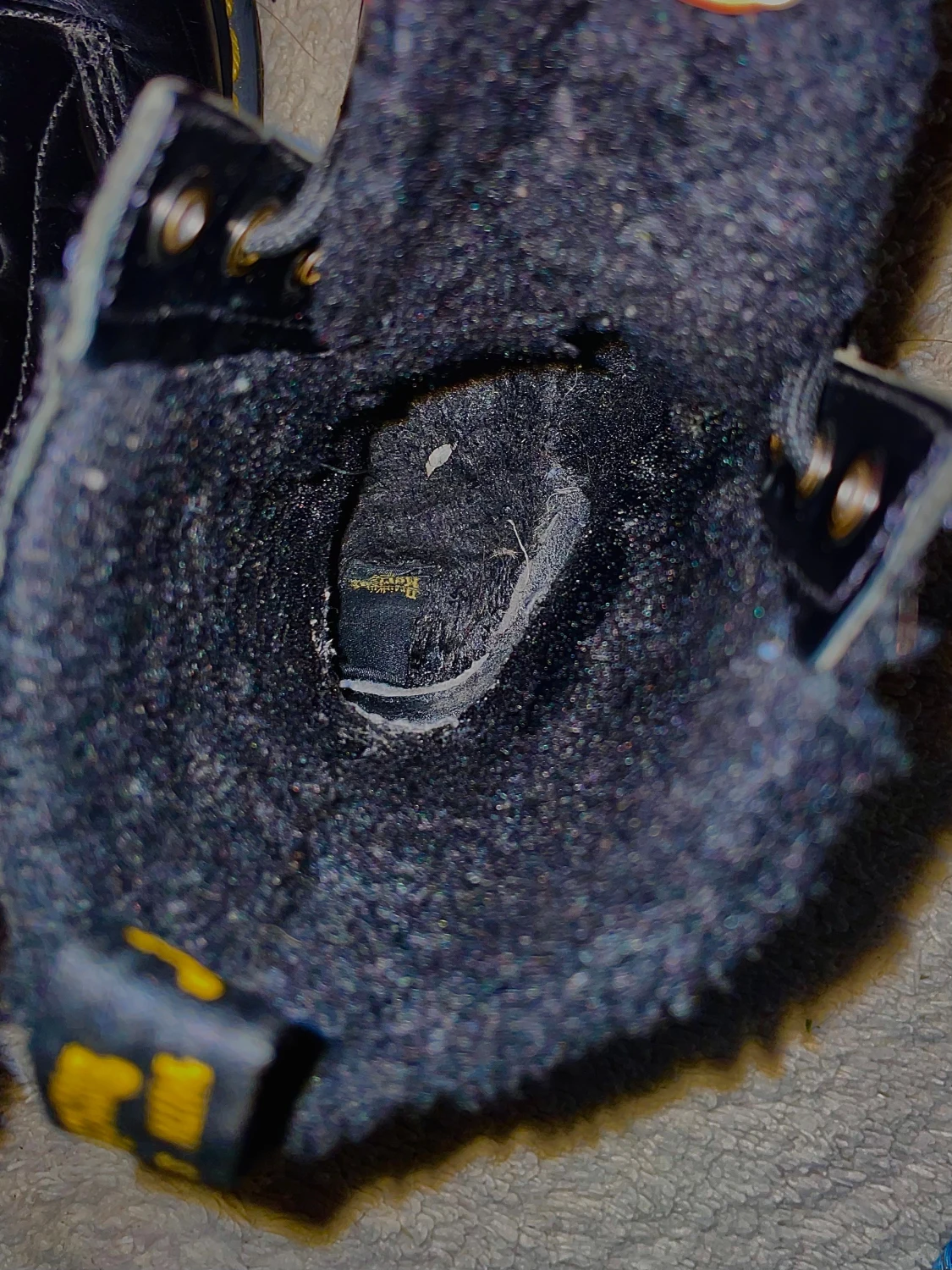 Svarta Dr. Martens boots med foder - 3