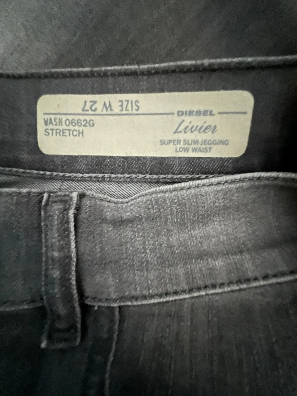 Diesel grå skinny jeans - 4