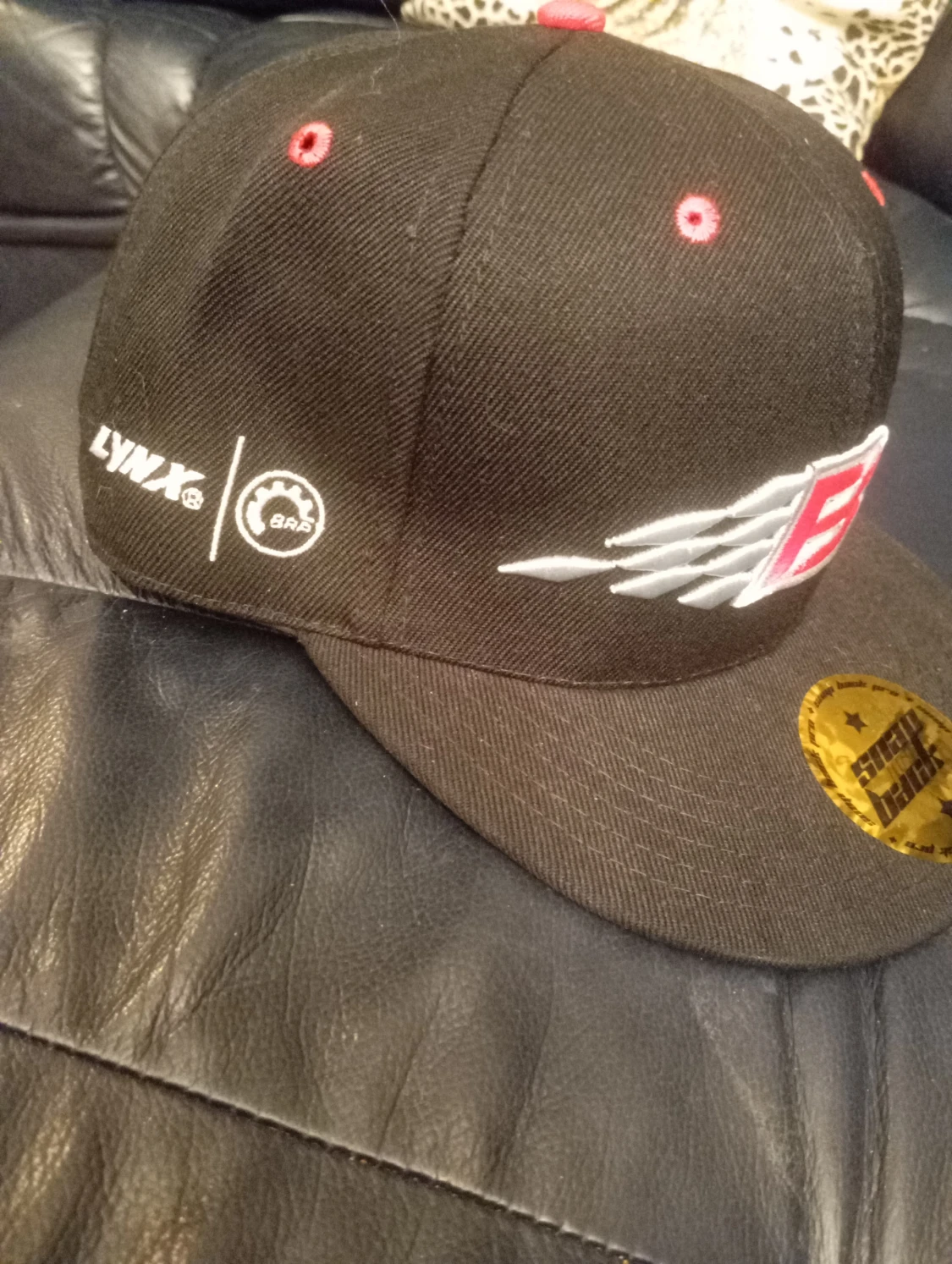 Svart snapback keps Lynx B Racing - 1