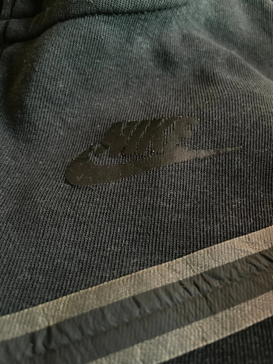 Svart Nike tech fleece med dragkedja - 2