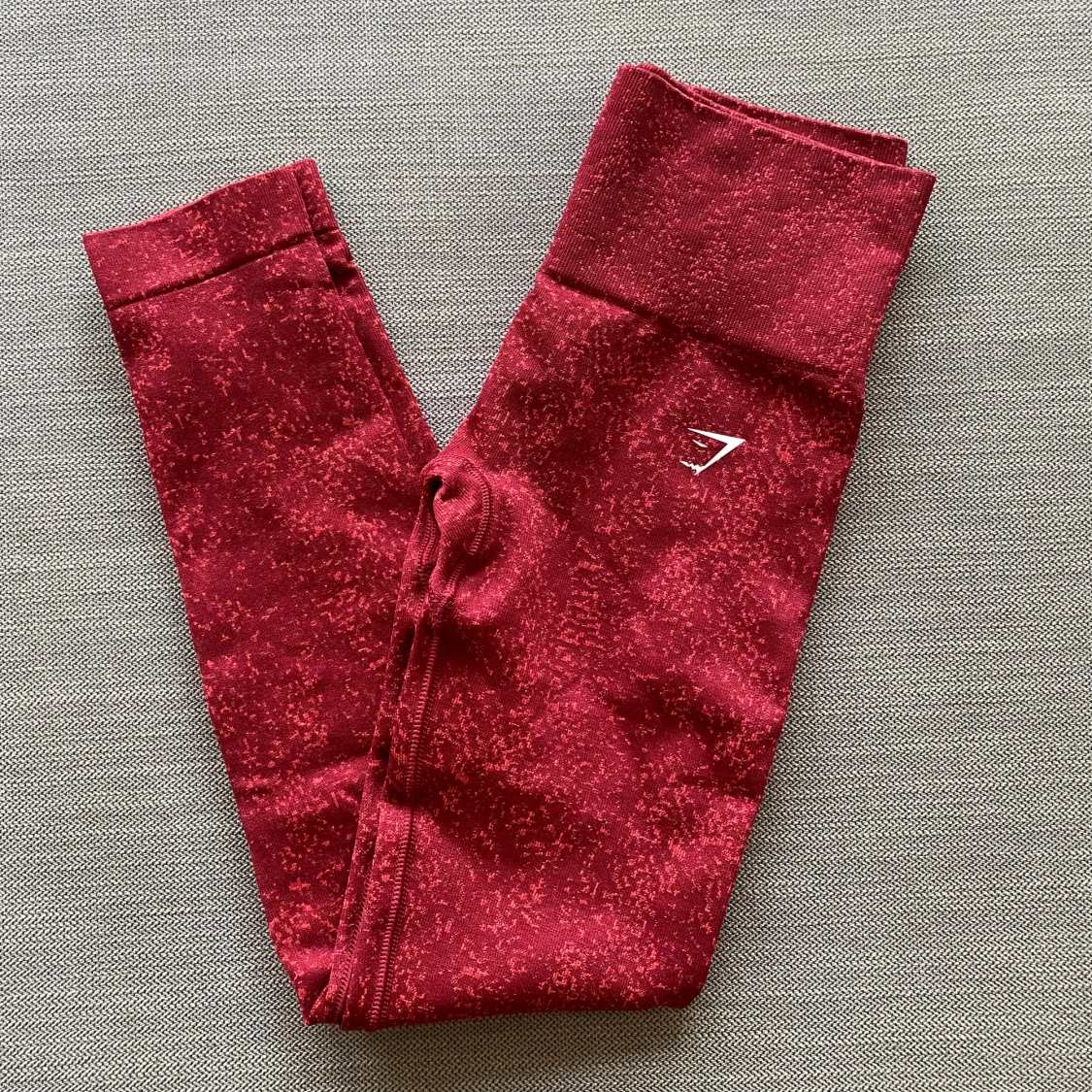 Röda leggings från Gymshark
