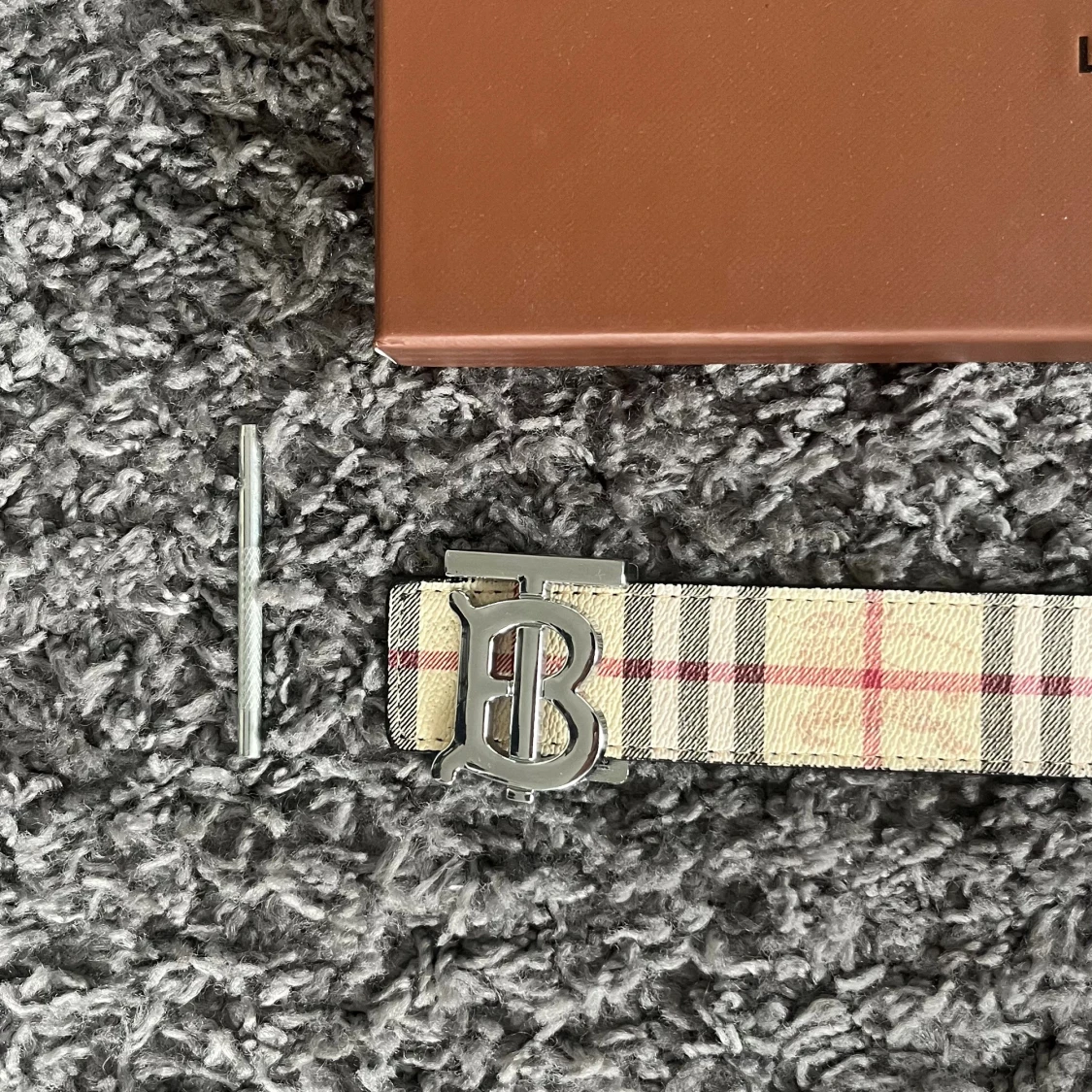 Burberry vändbart bälte  - 2
