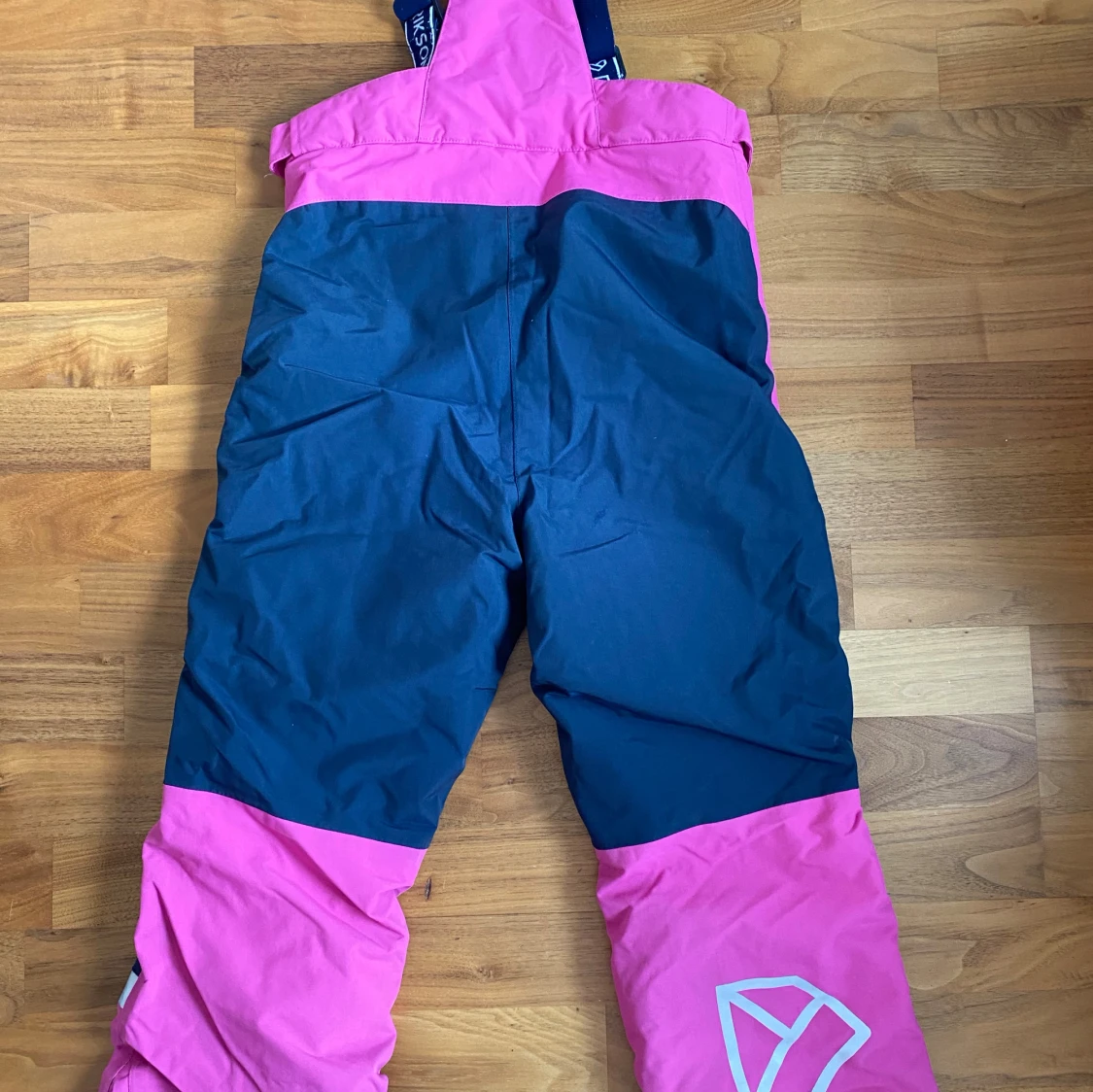 Rosa och marinblå täckbyxor Didriksons!! - 1