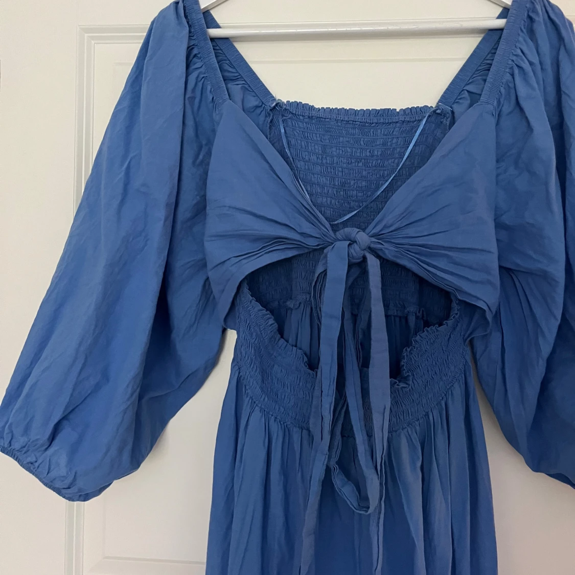 Blå långklänning - 1