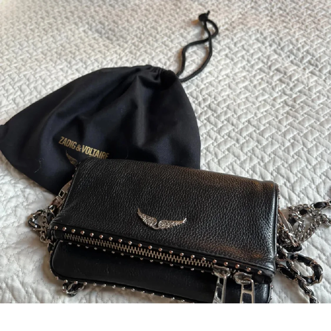 Svart axelväska från Zadig & Voltaire