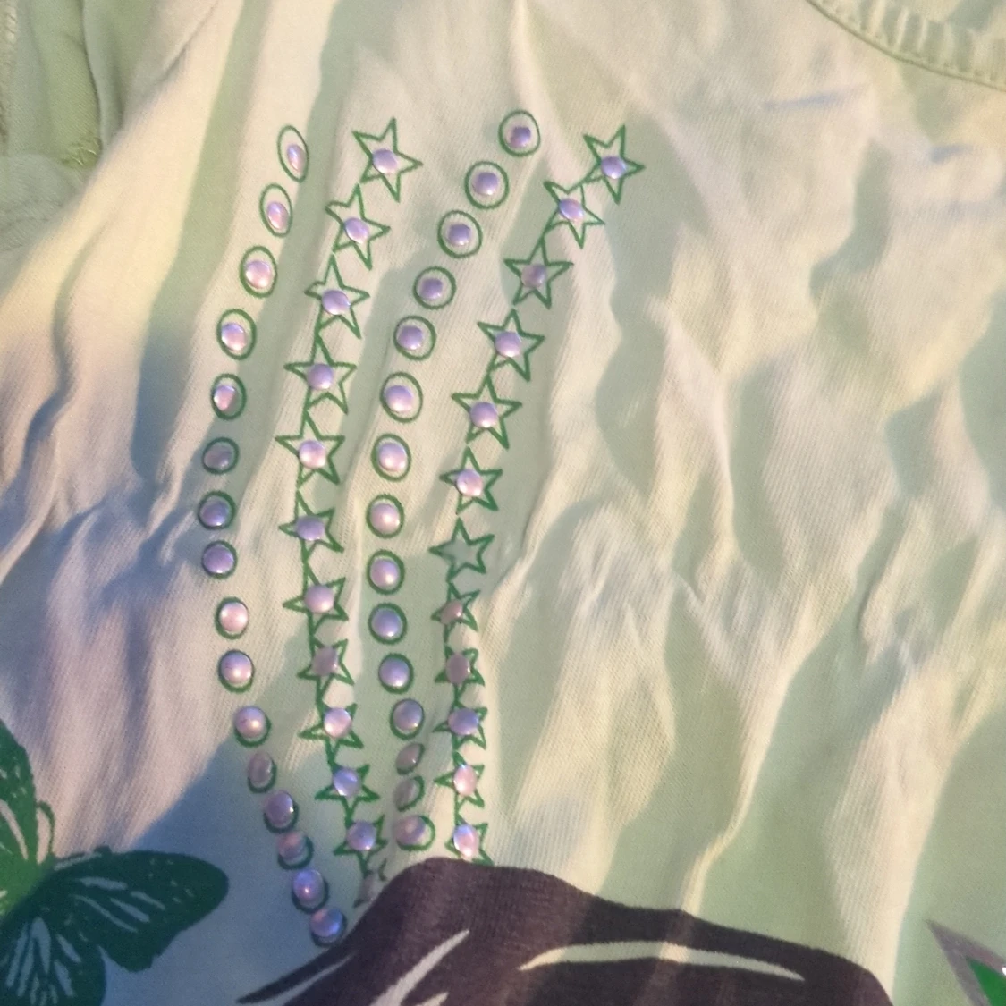 Grön Breeze Girls topp med tryck - 3