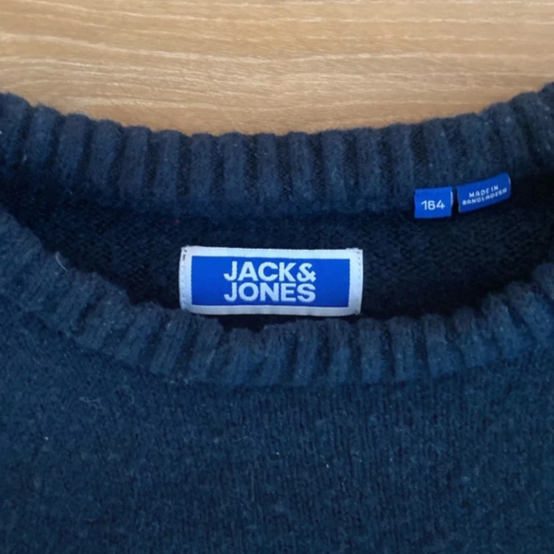 Mörkblå stickad tröja Jack & Jones - 1