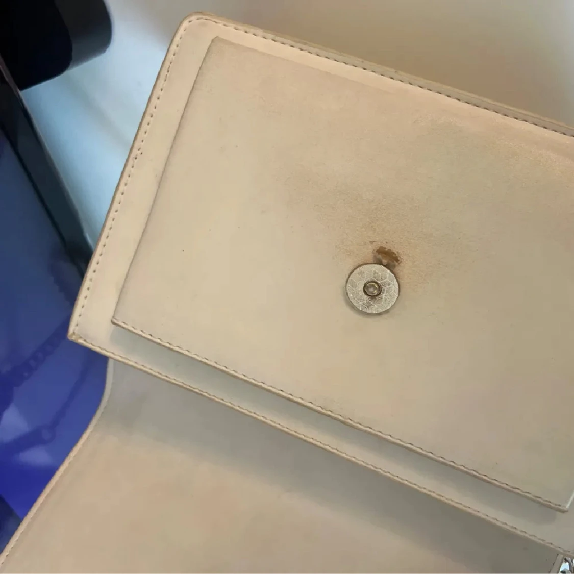 Beige axelväska - 2