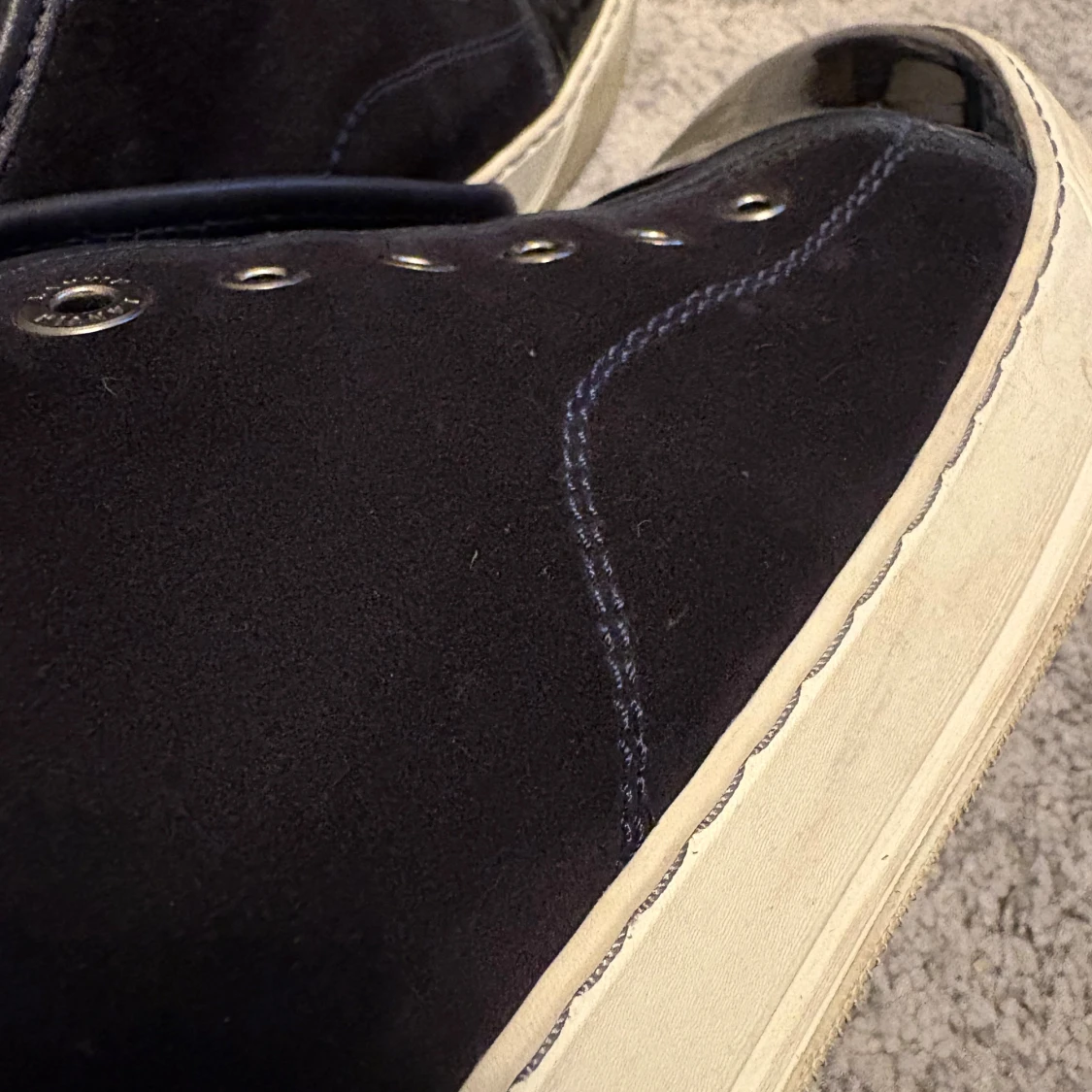 Lanvin svarta sneakers med lackad tå - 3