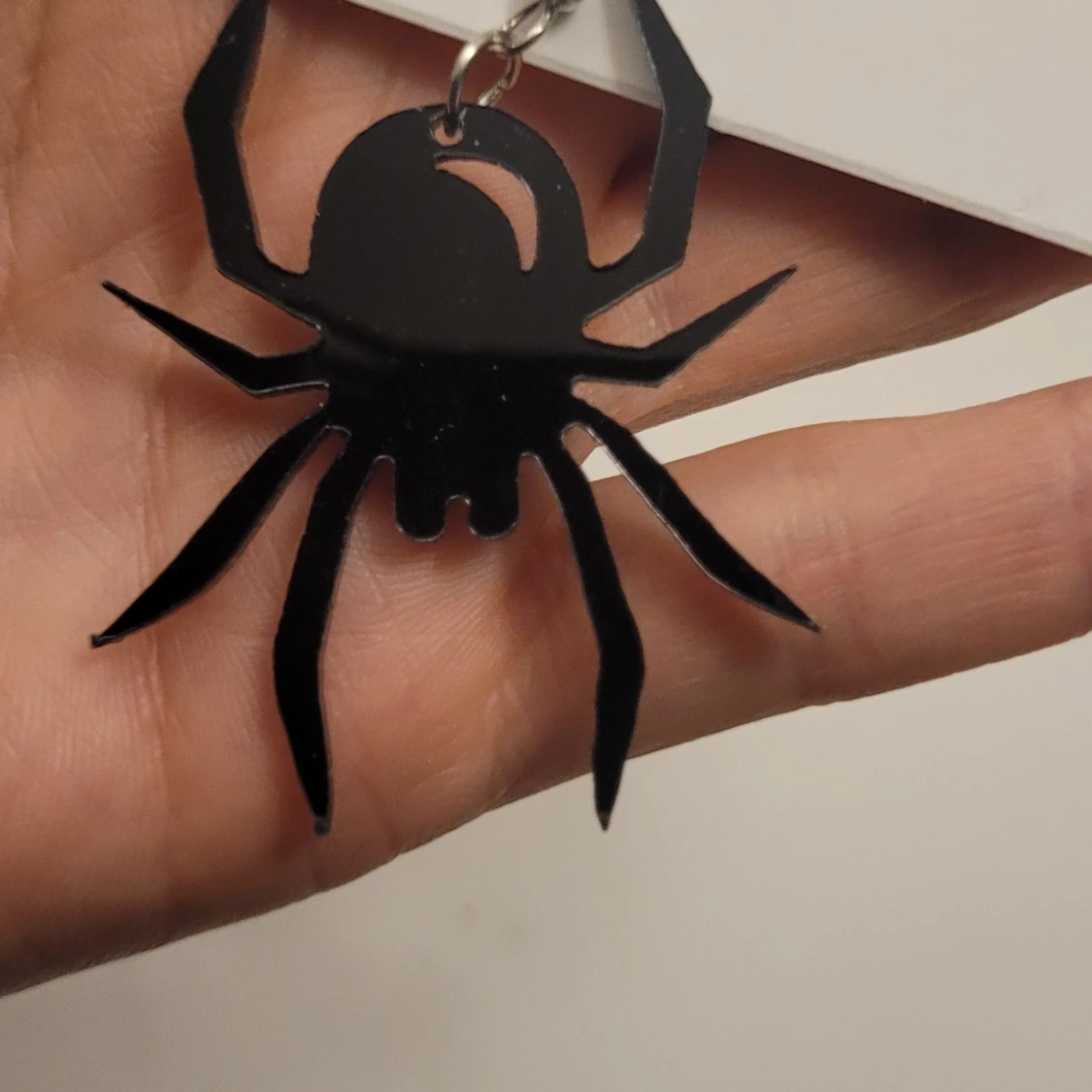  Helt nya halloween Svarta örhängen med spindelmotiv - 4