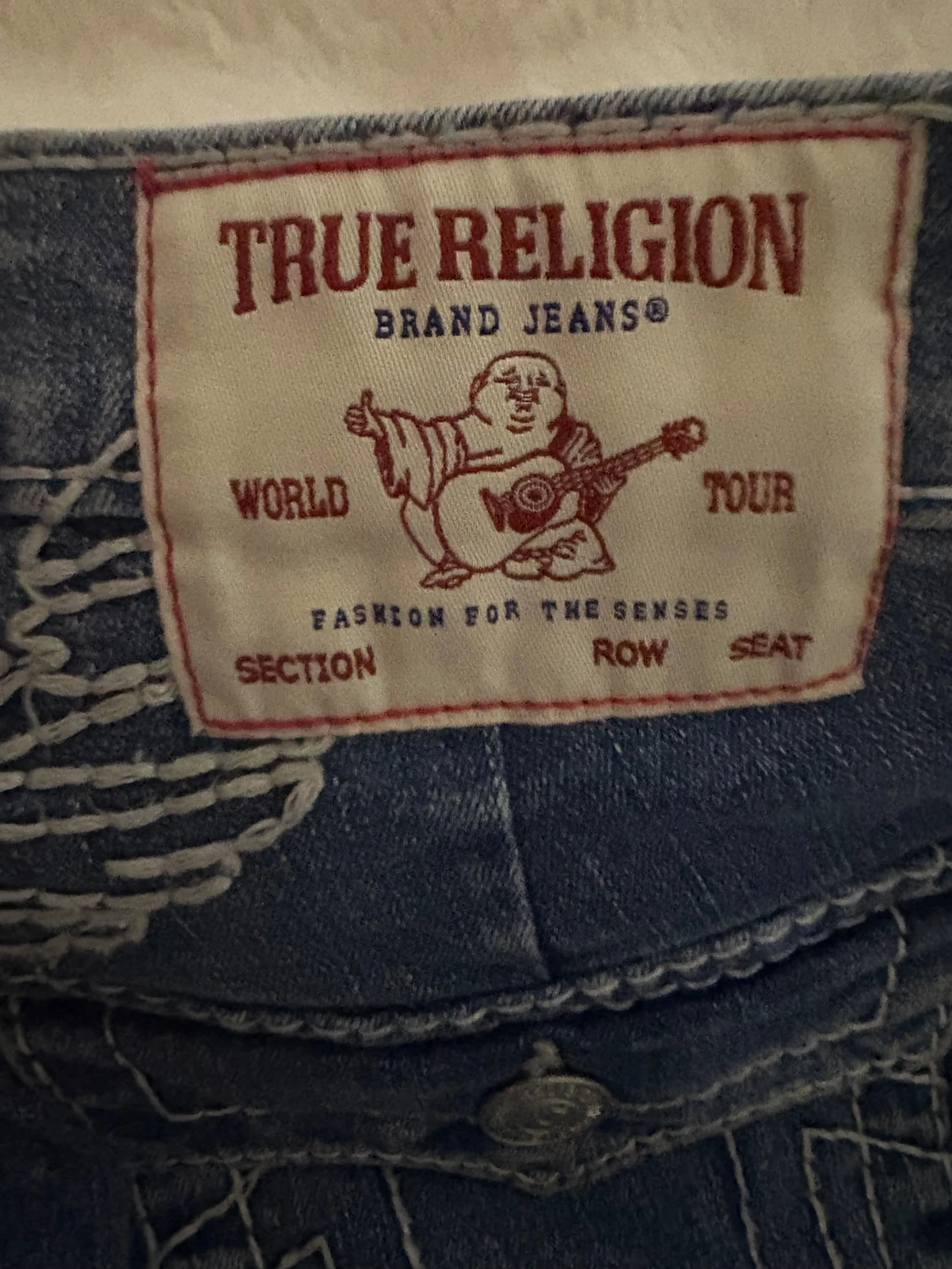 True Religion blå bootcut jeans - 1