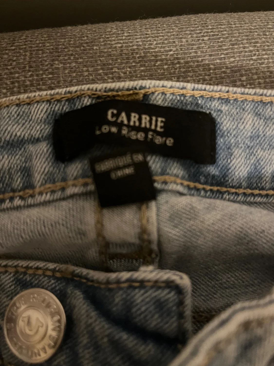 True religion low waist flare jeans  - 4