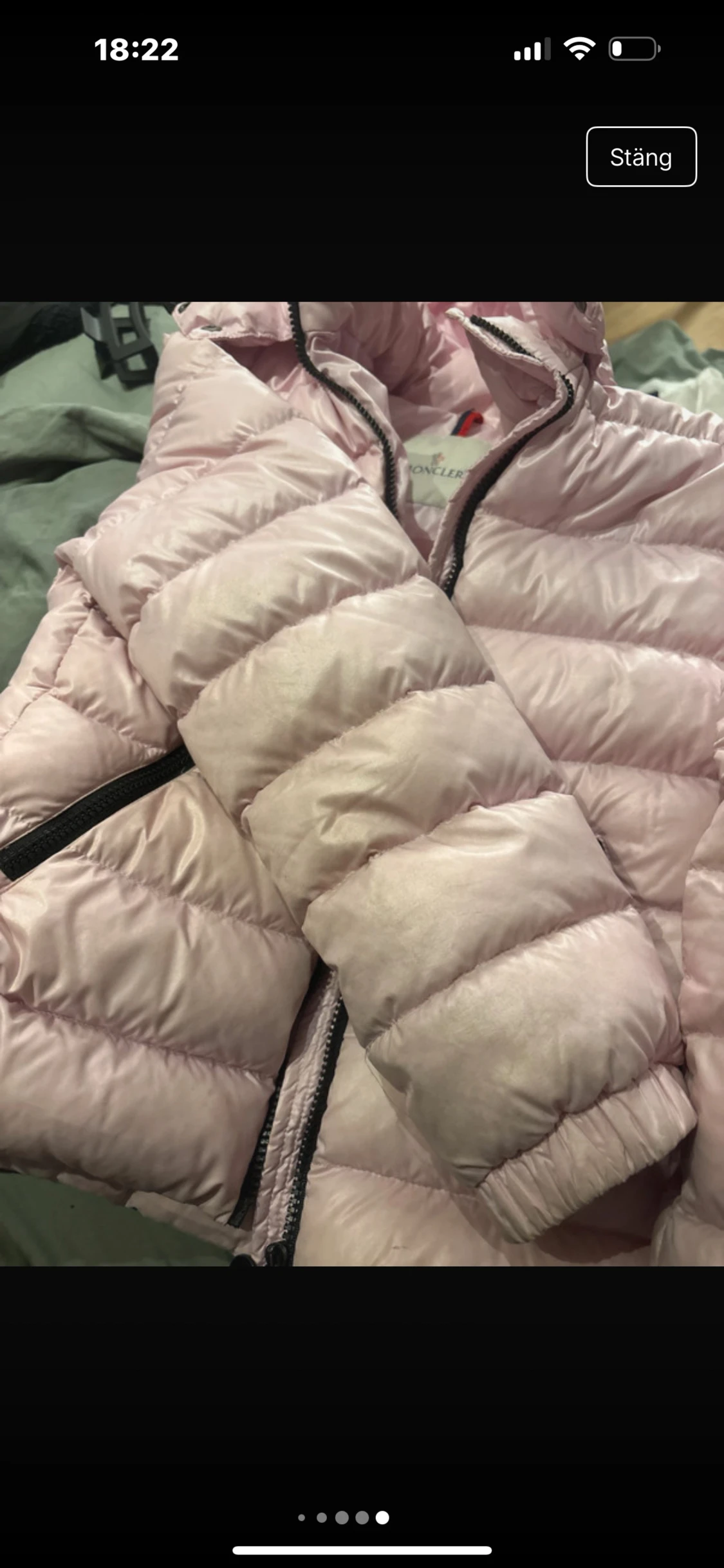 Ljusrosa dunjacka från Moncler - 5