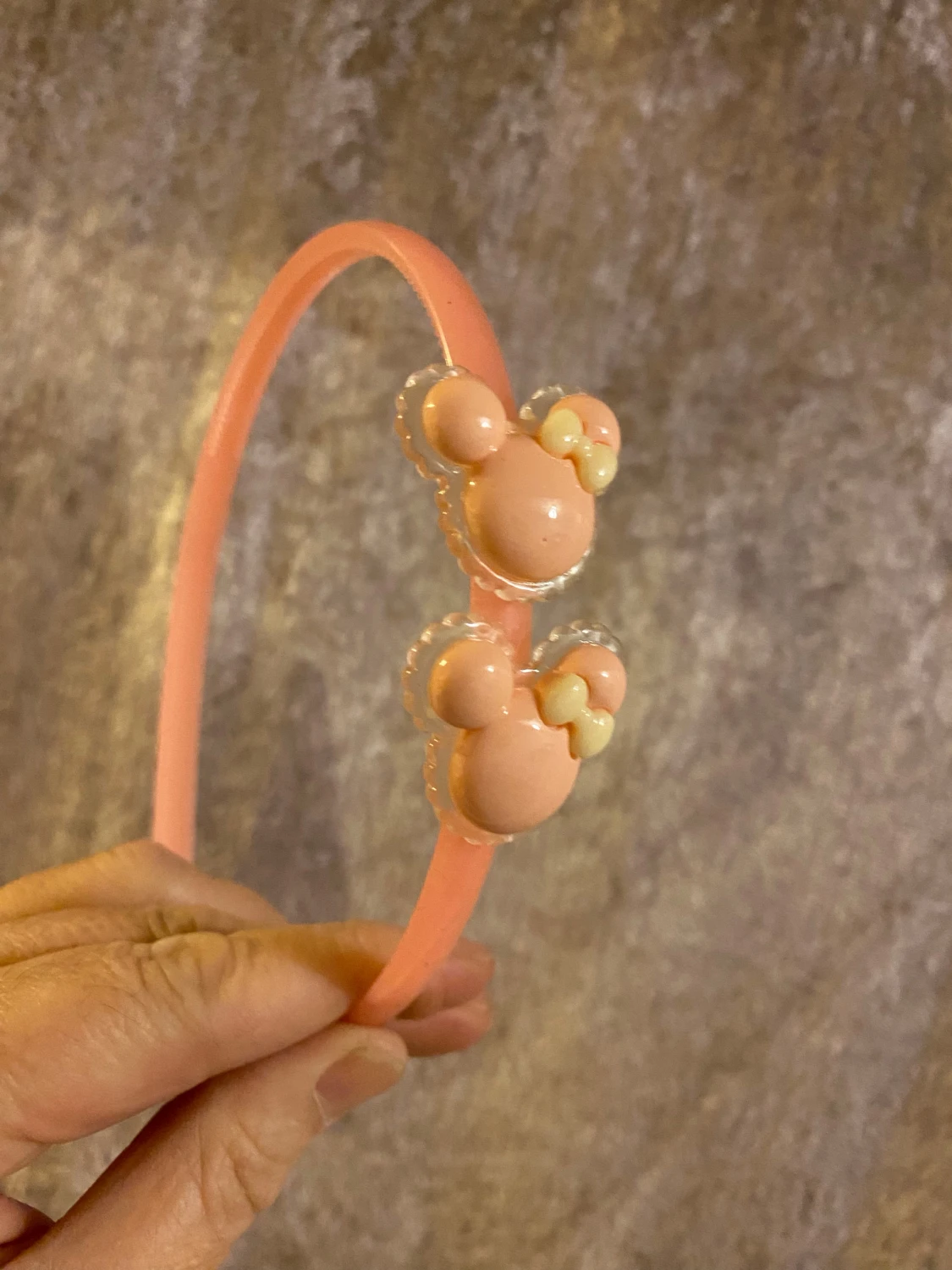 Söta diadem med musöron och rosett - 4