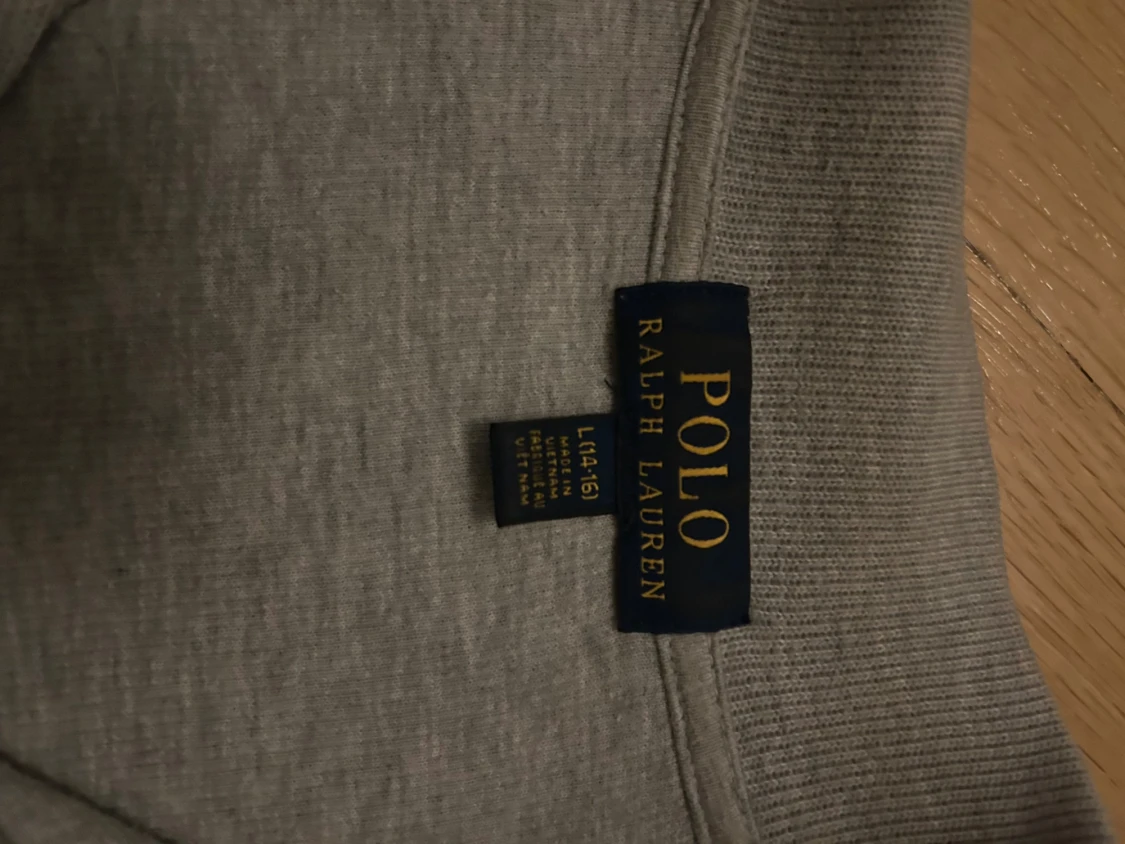 Grå half zip tröja från Polo Ralph Lauren - 1