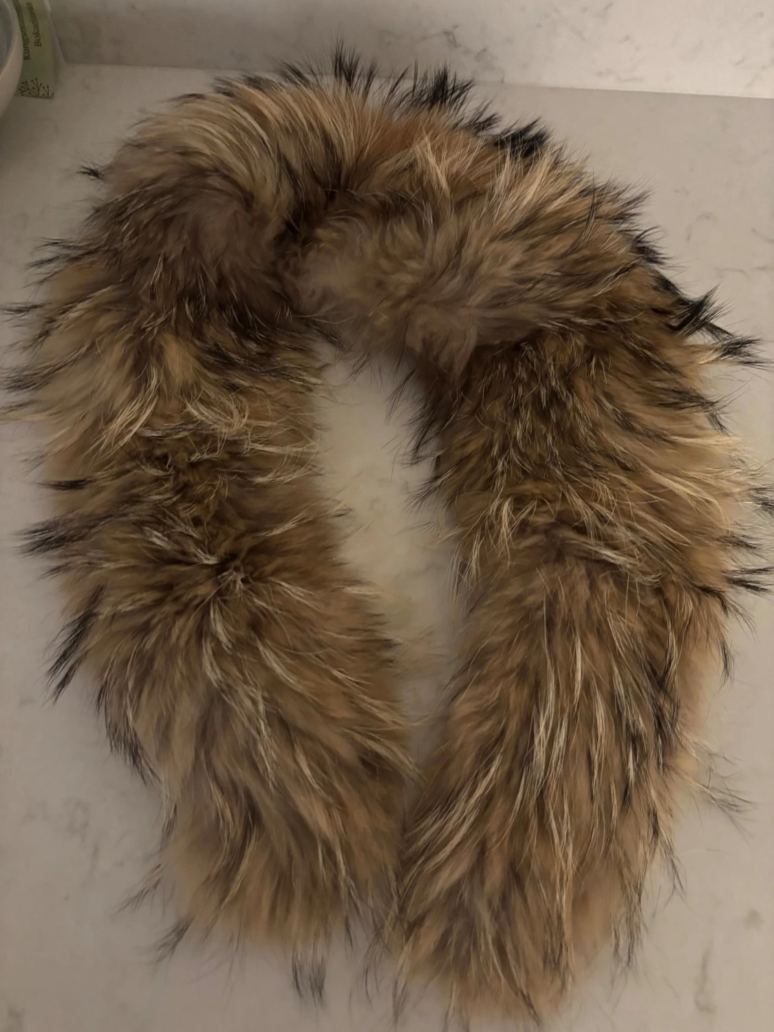 Äkta lyxig pälskrage  - 1