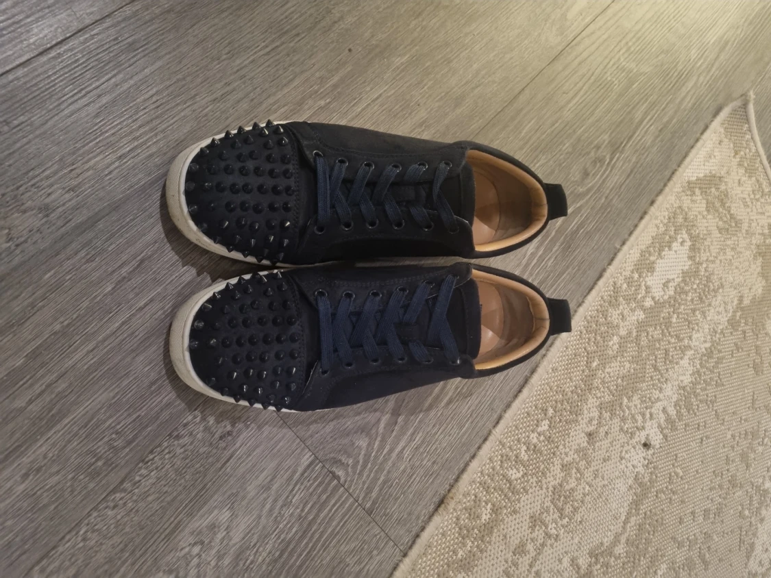Mörkblå Louboutin sneakers  - 3