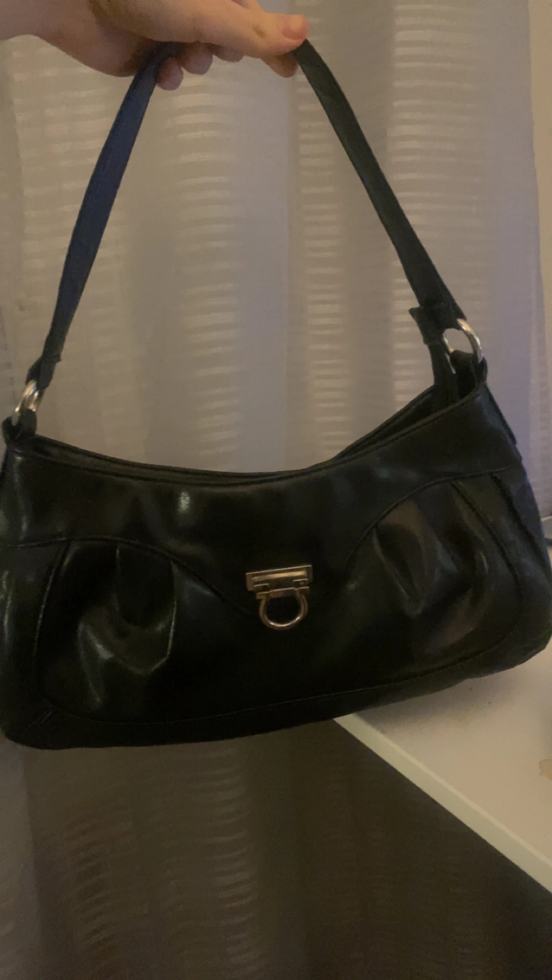 Vintage svart väska - 1