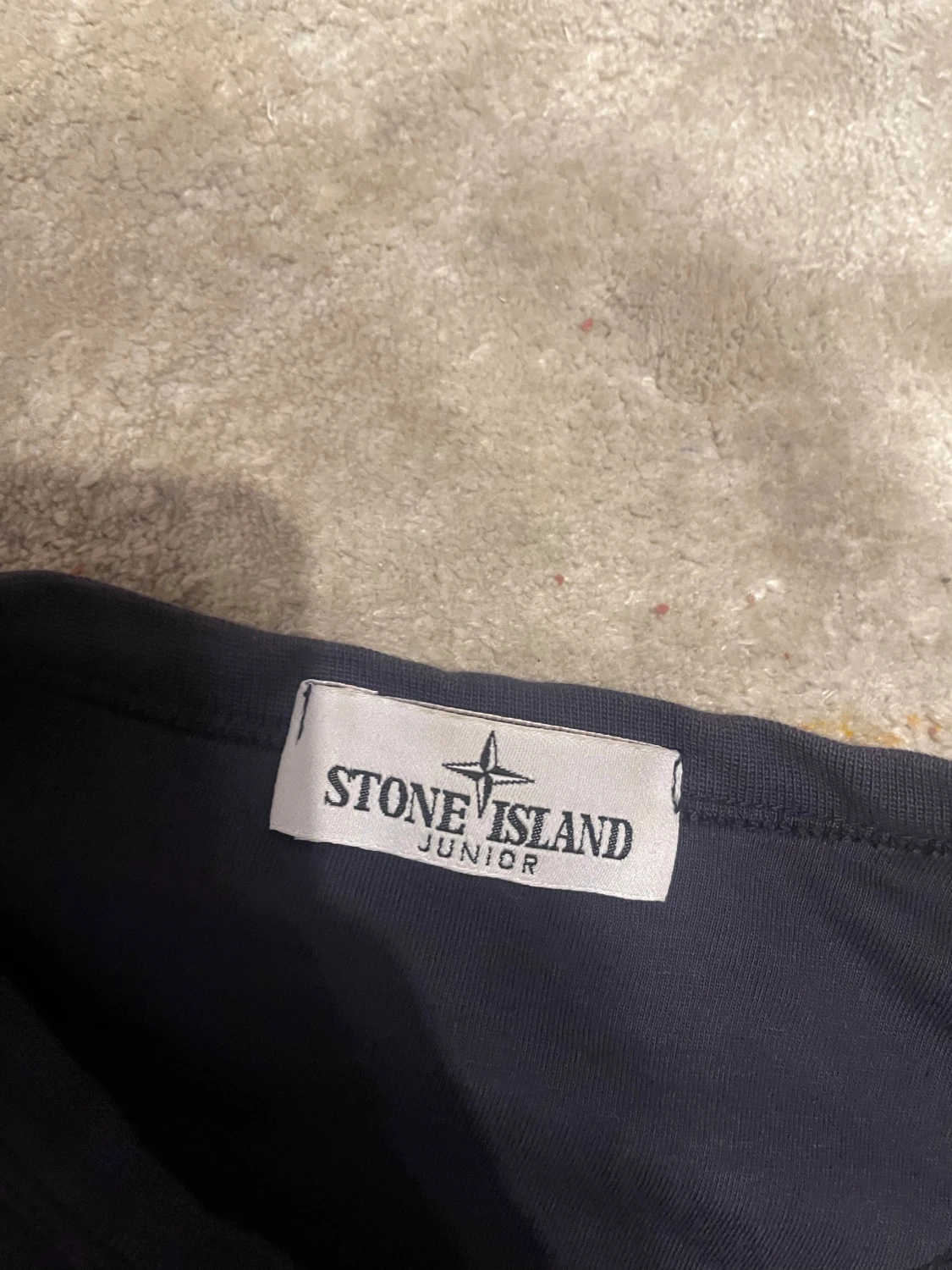 Mörkblå Stone Island Junior sweatshirt - 1
